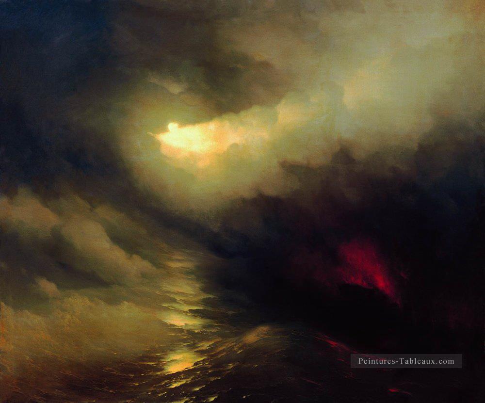 Ivan Aivazovsky création du monde Paysage marin Peintures à l'huile
